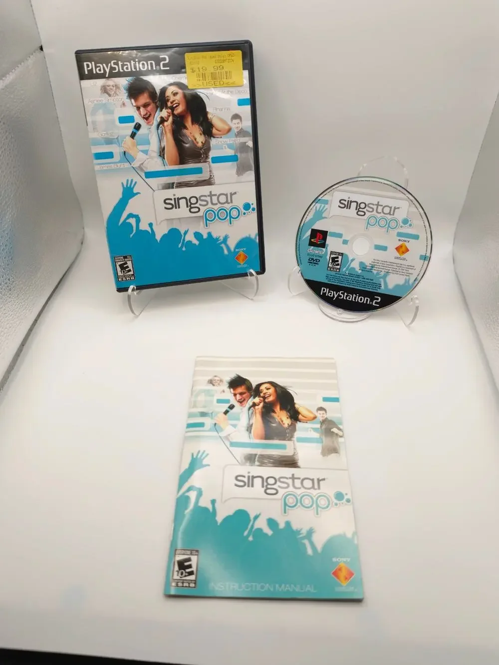 SingStar Pop PS2 CIB Complete w/ Manual PlayStation 2